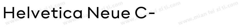 Helvetica Neue C字体转换
